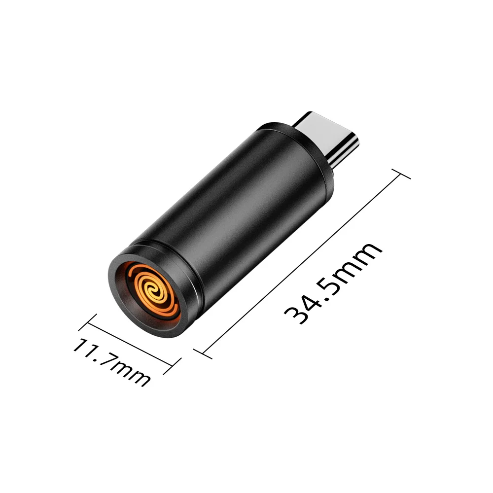 Electric Lighter -Type C , Flameless Windproof, Men's Gift