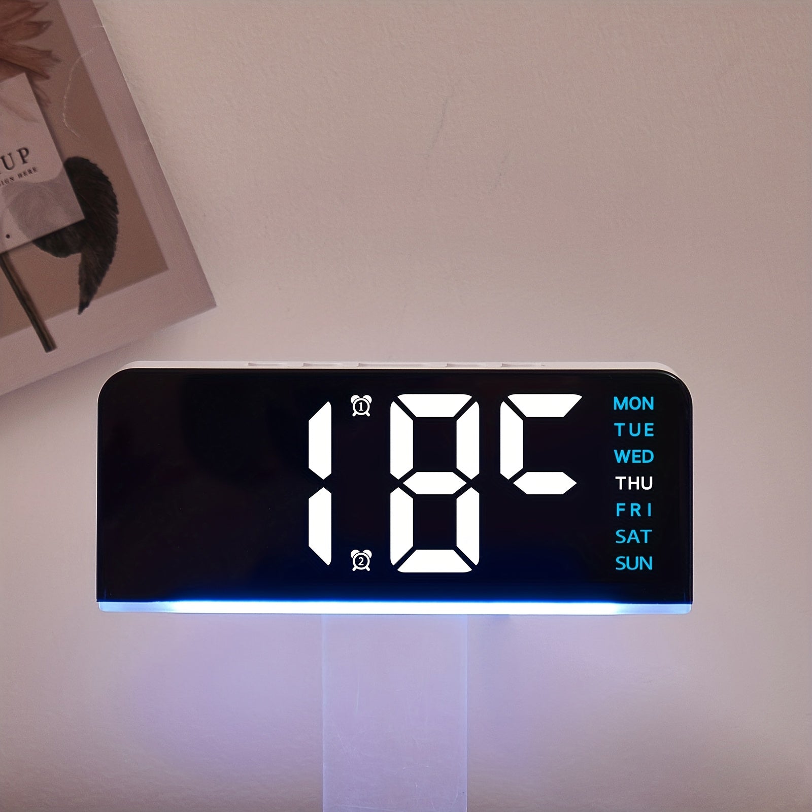 Digital LED Alarm Clock Desktop Table