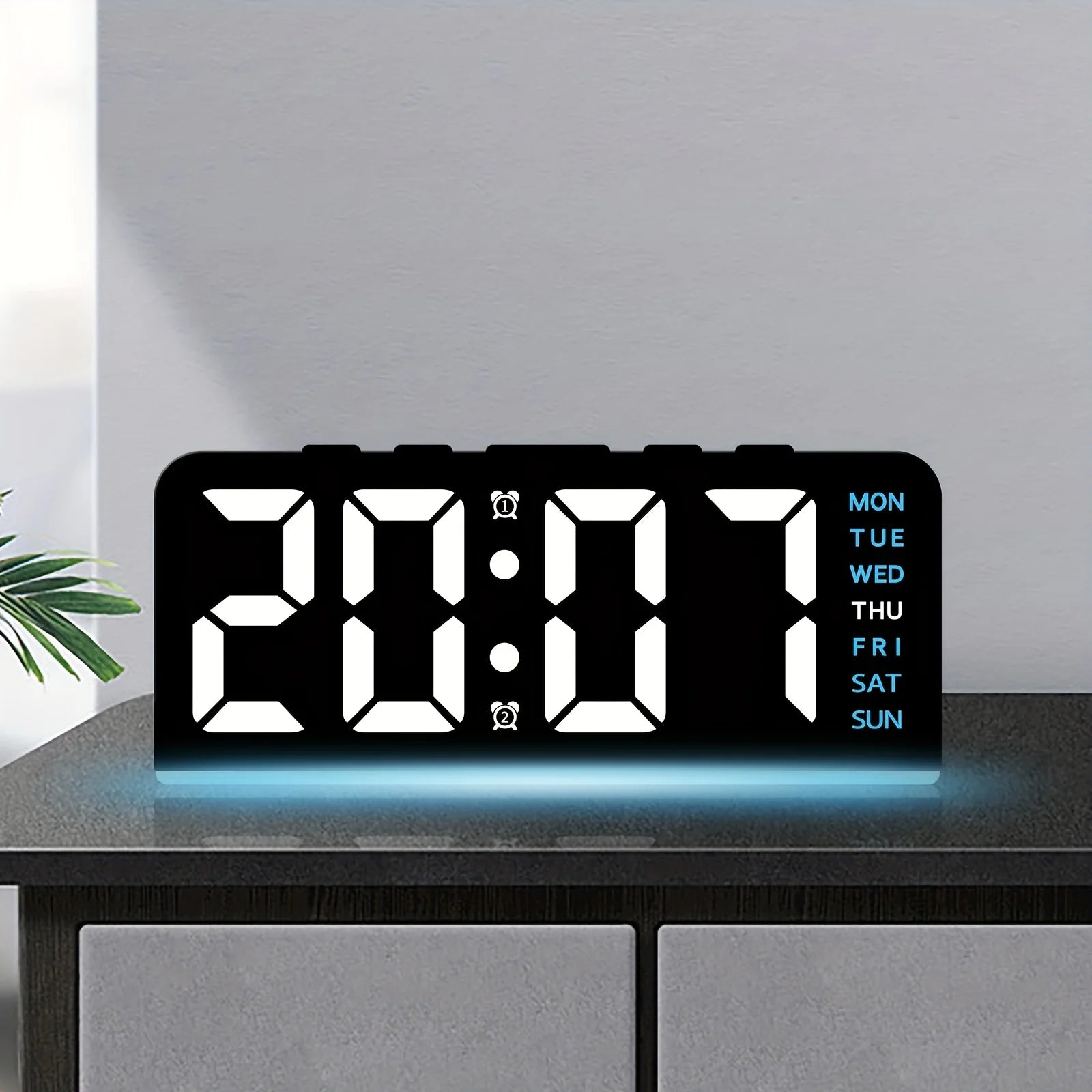 Digital LED Alarm Clock Desktop Table