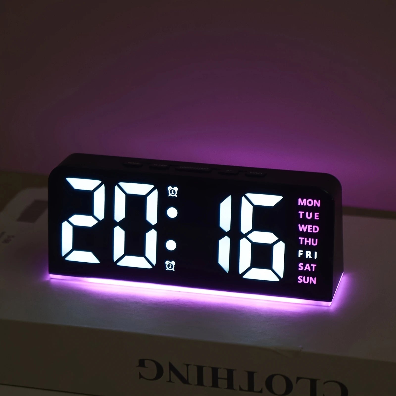 Digital LED Alarm Clock Desktop Table