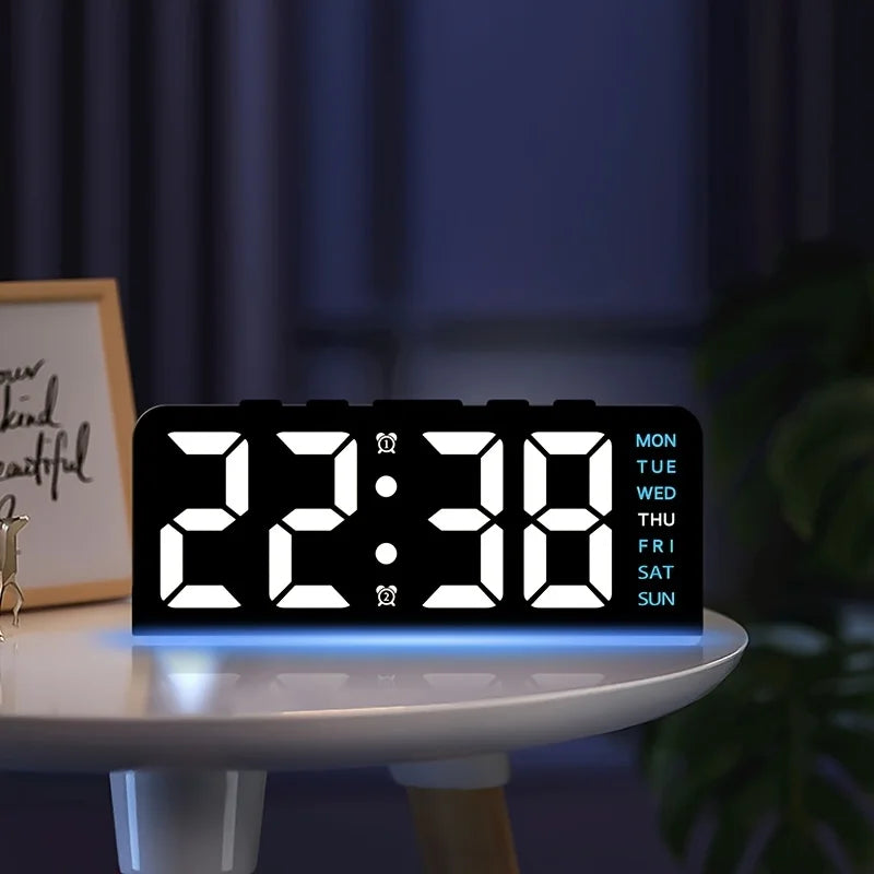 Digital LED Alarm Clock Desktop Table