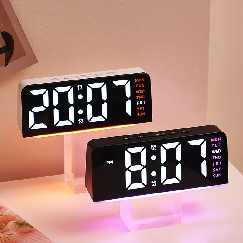 Digital LED Alarm Clock Desktop Table
