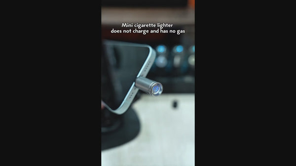 Electric Lighter -Type C , Flameless Windproof, Men's Gift